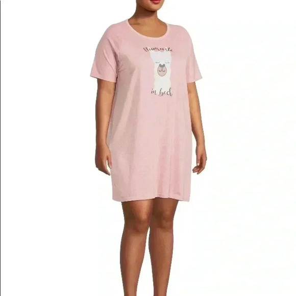 🆕 Plus Size Graphic Sleep Dress from Love at First Sight 2X🆕 - Picture 4 of 11
